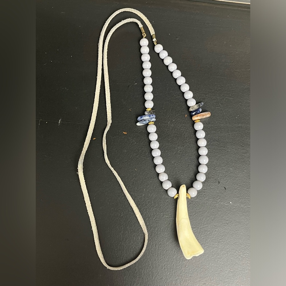 Sundance Ethiopian Opal and stone beaded necklace